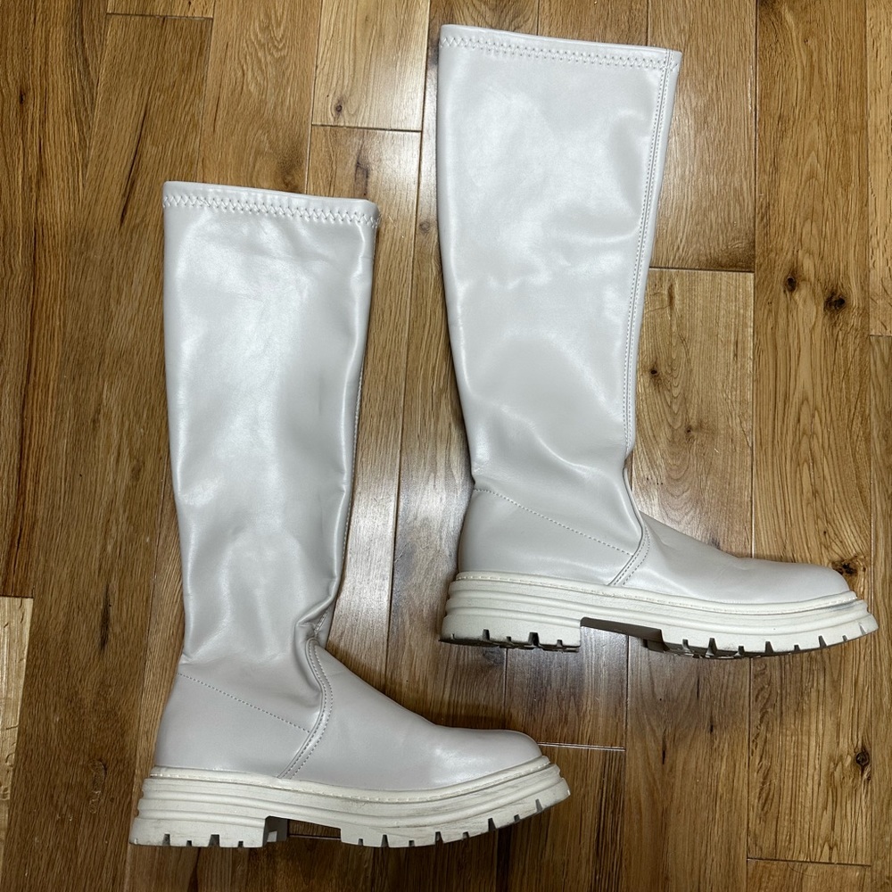 White boots